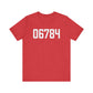 06784 Sherman CT Zip Code Unisex Jersey Short Sleeve T-Shirt