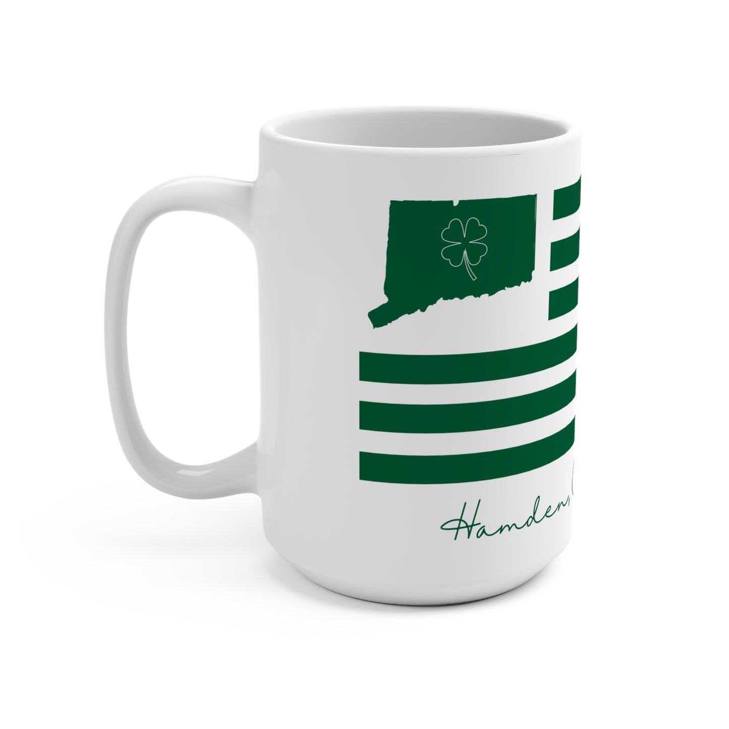 Hamden Connecticut St. Patrick’s Day Flag Mug 15oz