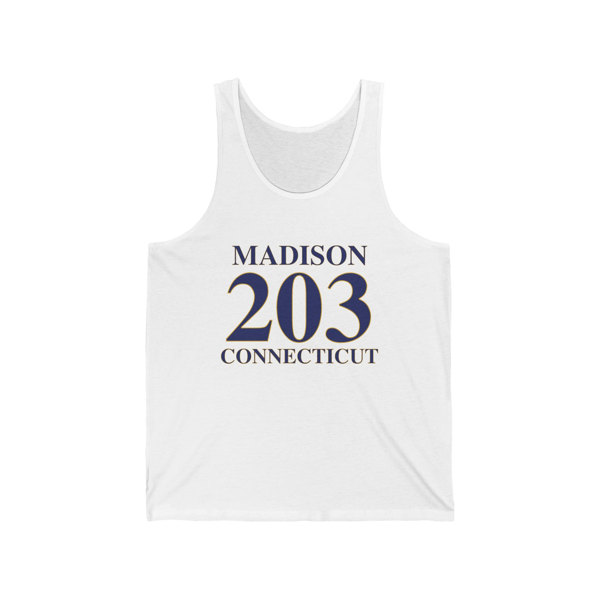 Madison 203 Connecticut Unisex Jersey Tank Top