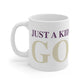 Just a kid Listening  to Goose - Cream & Purple Mug 11oz