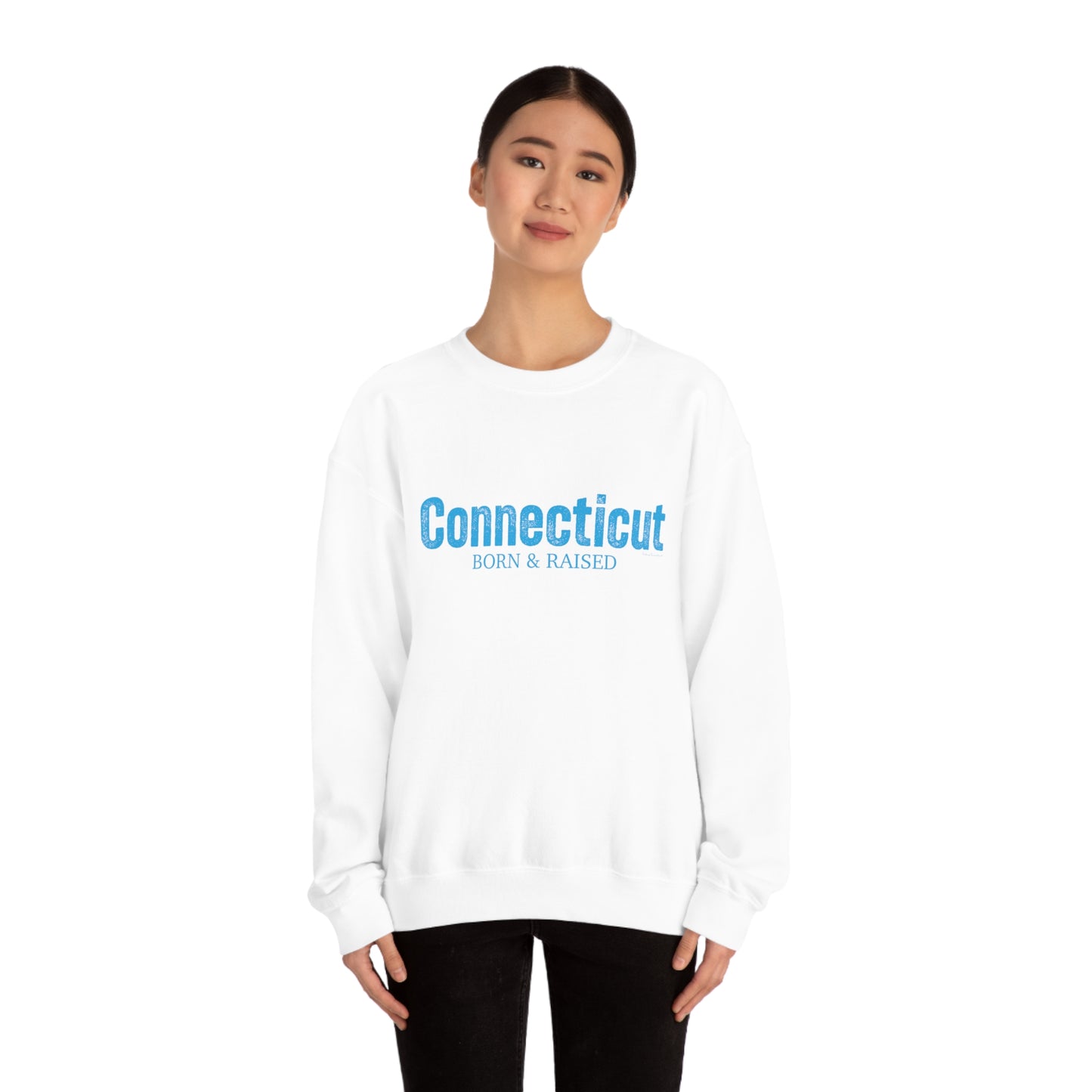 Connecticut Born & Raised Unisex Heavy Blend™ Crewneck Sweatshirt