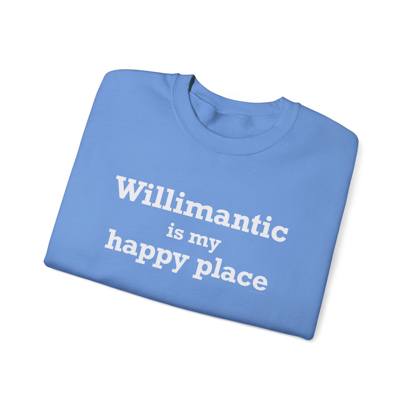Willimantic is My Happy Place Unisex Heavy Blend™ Crewneck Sweatshirt