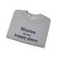 Weston Is My Happy Place  Unisex Heavy Blend™ Crewneck Sweatshirt
