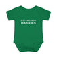 Just a kid from Hamden Infant Baby Rib Bodysuit