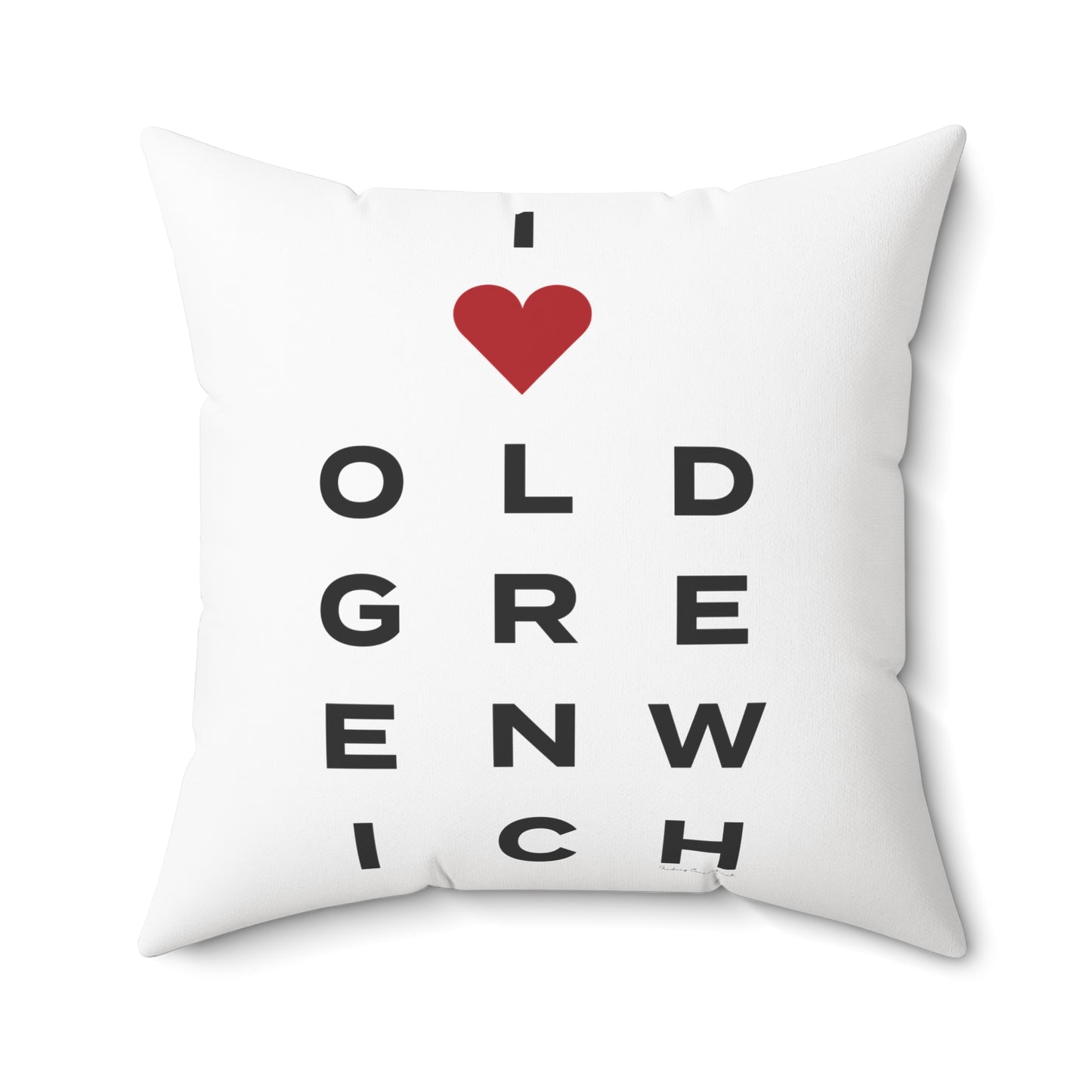 Old Greenwich Vision Spun Polyester Square Pillow