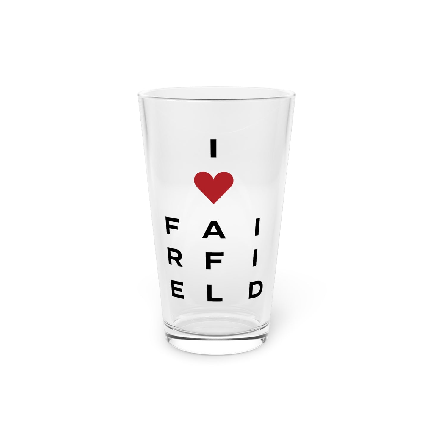 Fairfield Vision Pint Glass, 16oz