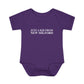 Just a kid from New Milford Infant Baby Rib Bodysuit