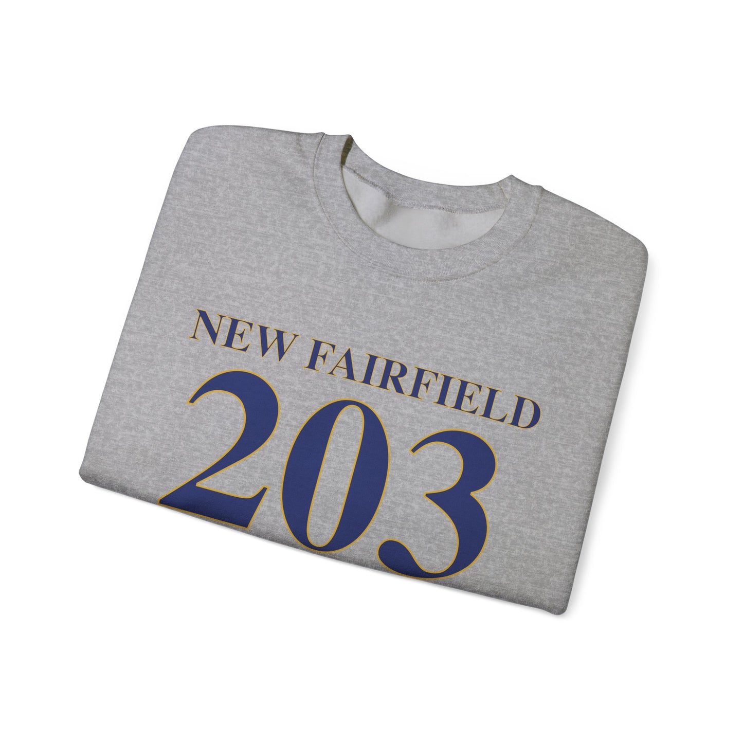 New Fairfield 203 Connecticut Unisex Heavy Blend™ Crewneck Sweatshirt