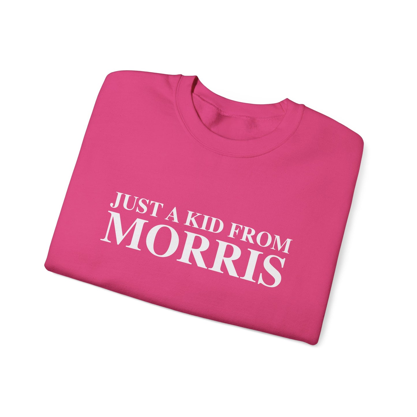 Just a kid from Morris Unisex Heavy Blend™ Crewneck Sweatshirt