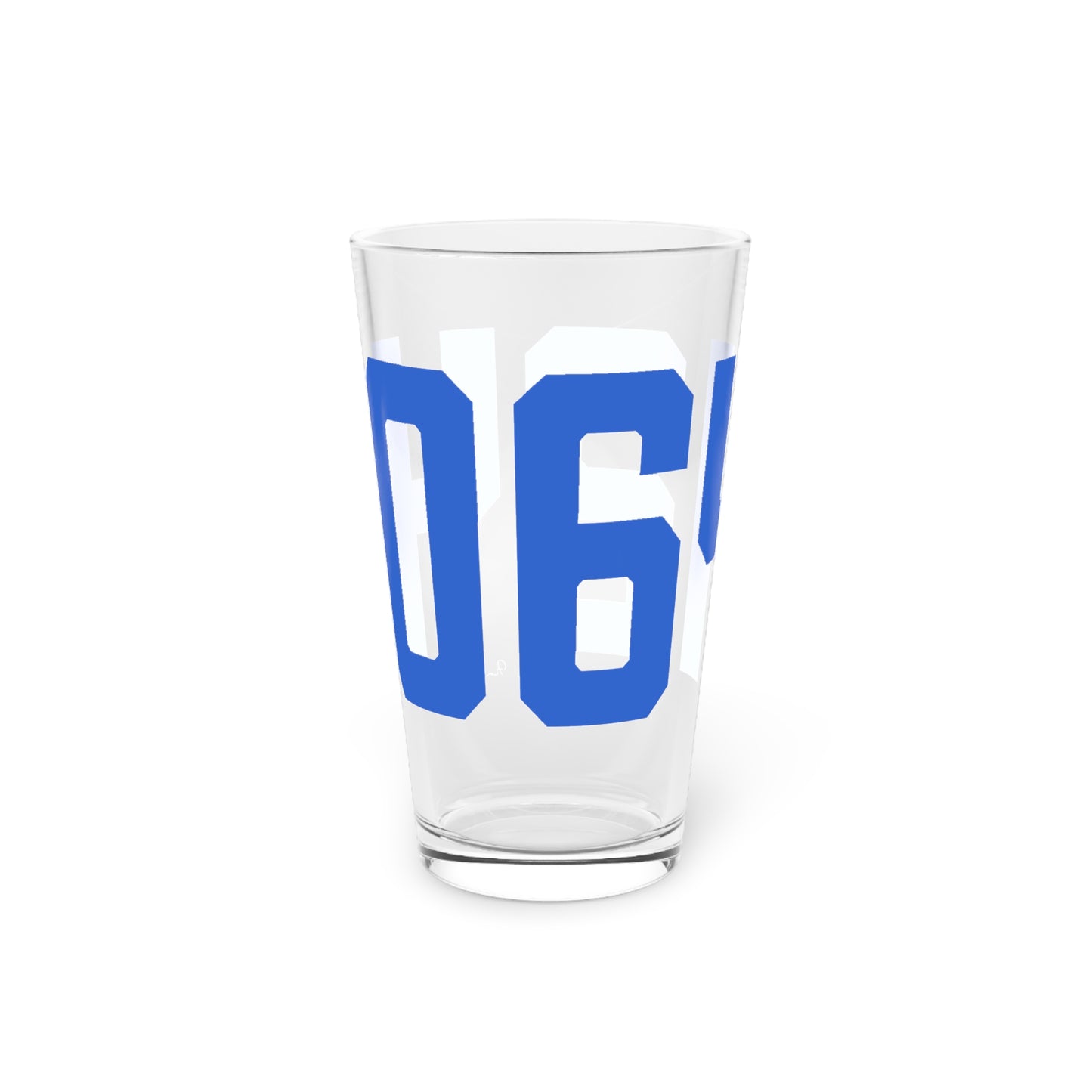 06464 East Hampton Connecticut Zip Code Pint Glass, 16oz