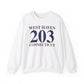 West Haven 203 Connecticut Unisex Heavy Blend™ Crewneck Sweatshirt