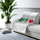 Bridgeport Love Sherpa Fleece Blanket