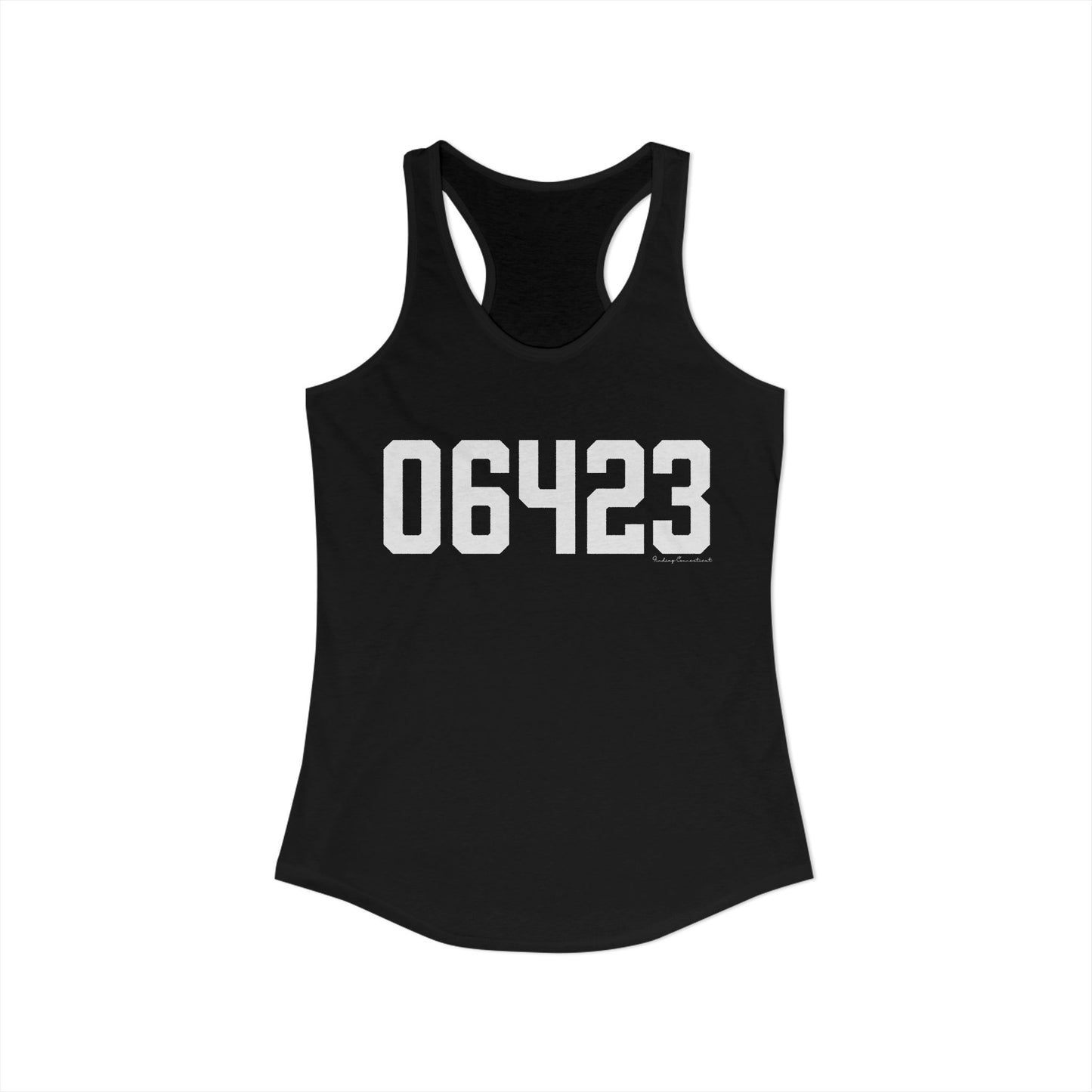 06423 East Haddam CT Zip Code Women's Ideal Racerback Tank Top