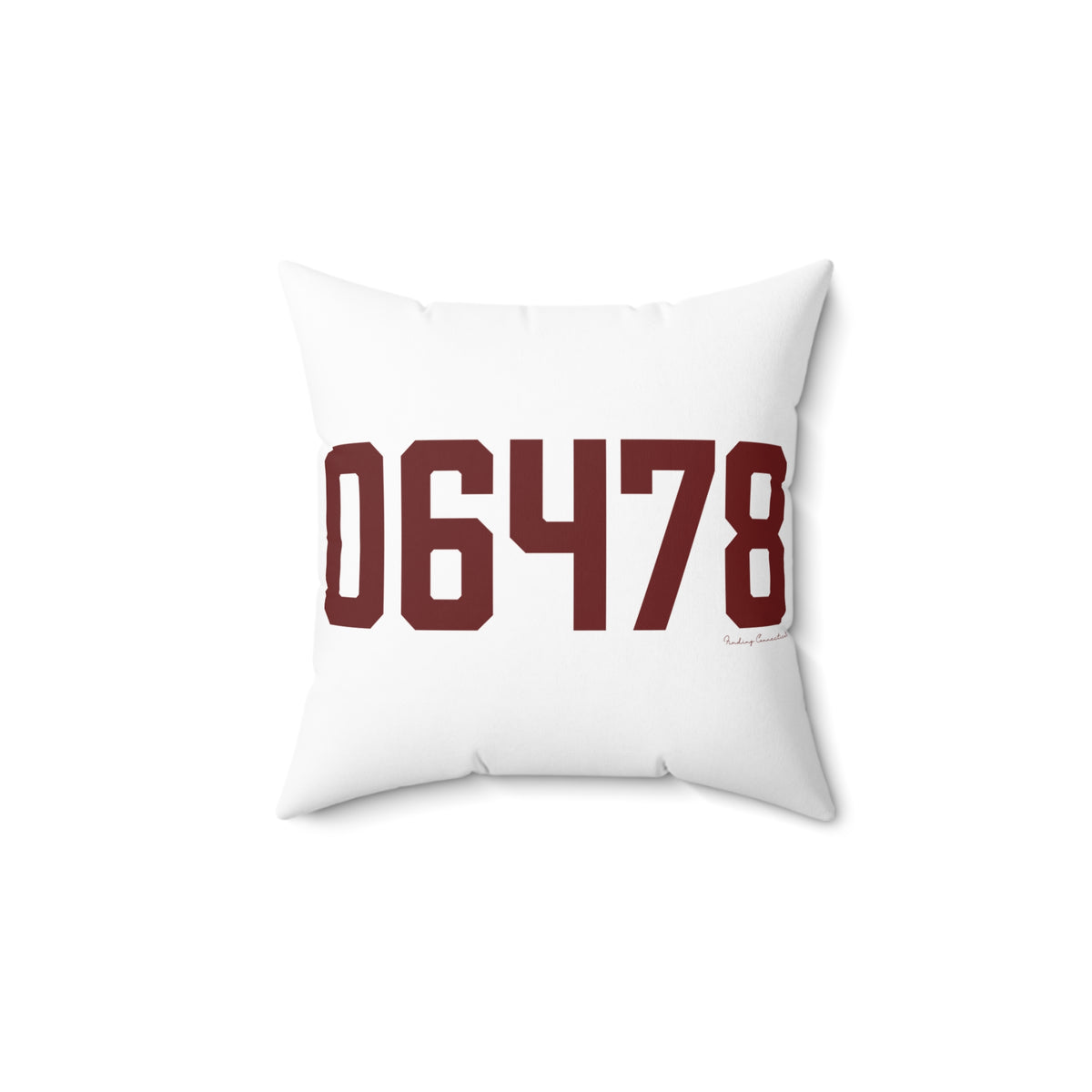 06478 Oxford Connecticut Zip Code Polyester Square Pillow