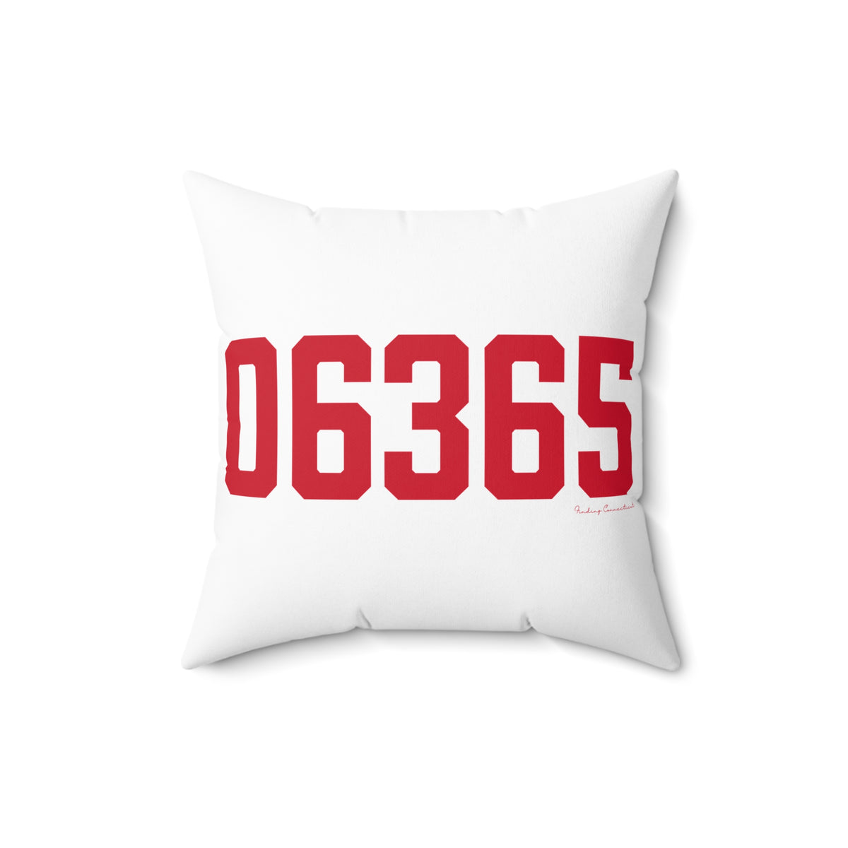 06365 Preston Connecticut Zip Code Spun Polyester Square Pillow