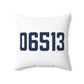 06513 East Haven Connecticut Zip Code Polyester Square Pillow
