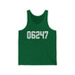 06247 Hampton CT Zip Code Unisex Jersey Tank Top