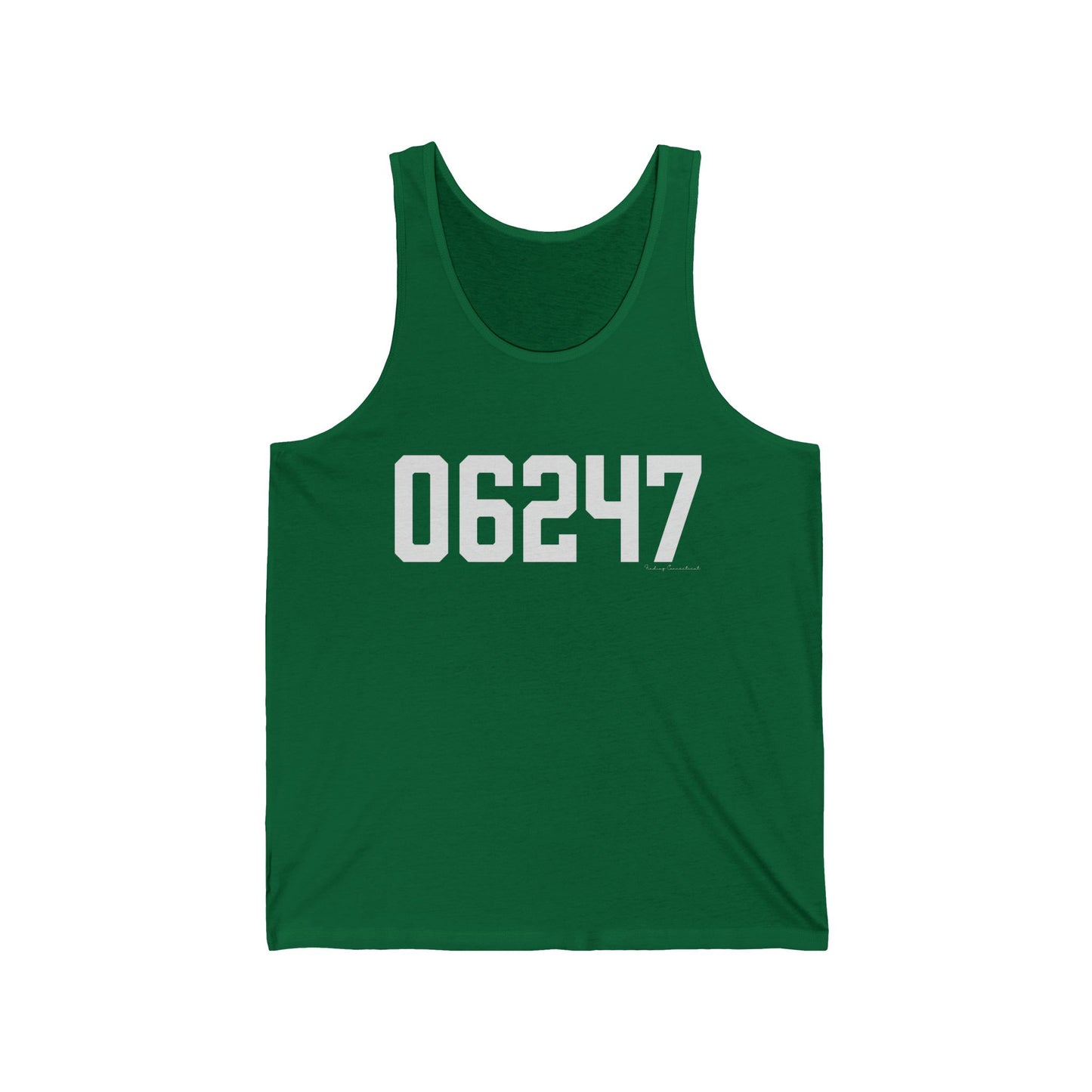 06247 Hampton CT Zip Code Unisex Jersey Tank Top