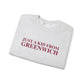 Just a kid from Greenwich Unisex Heavy Blend™ Crewneck Sweatshirt