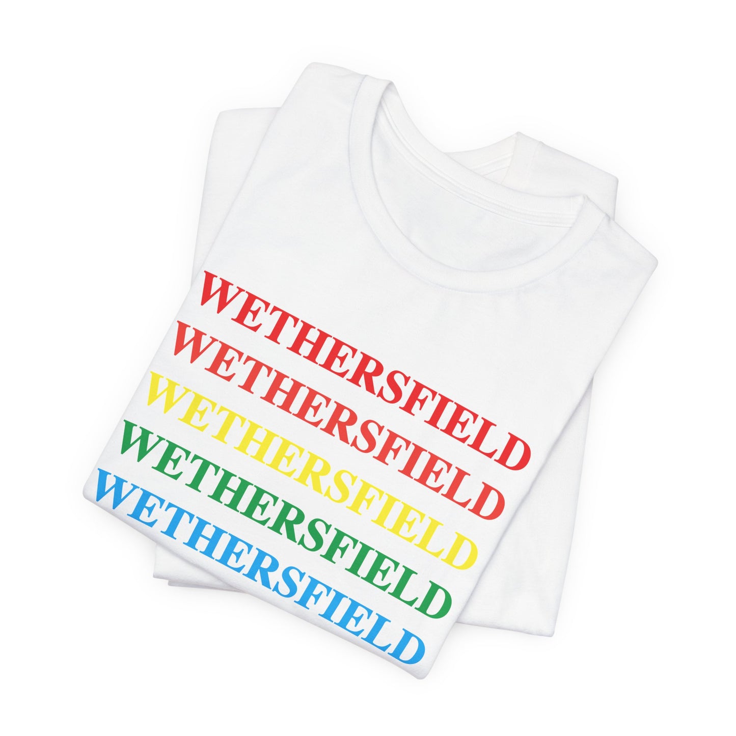 Wethersfield Pride Unisex Jersey Short Sleeve Tee