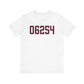 06254 Franklin Connecticut Zip Code Unisex Jersey Short Sleeve T-Shirt