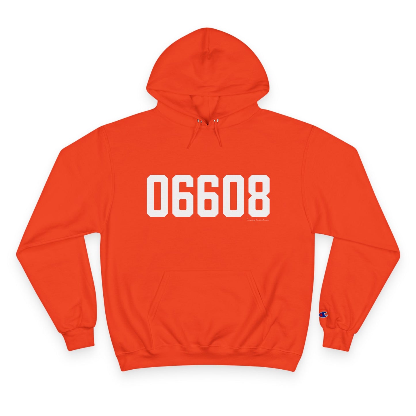 06608 Bridgeport CT Zip Code Champion Hoodie Sweatshirt