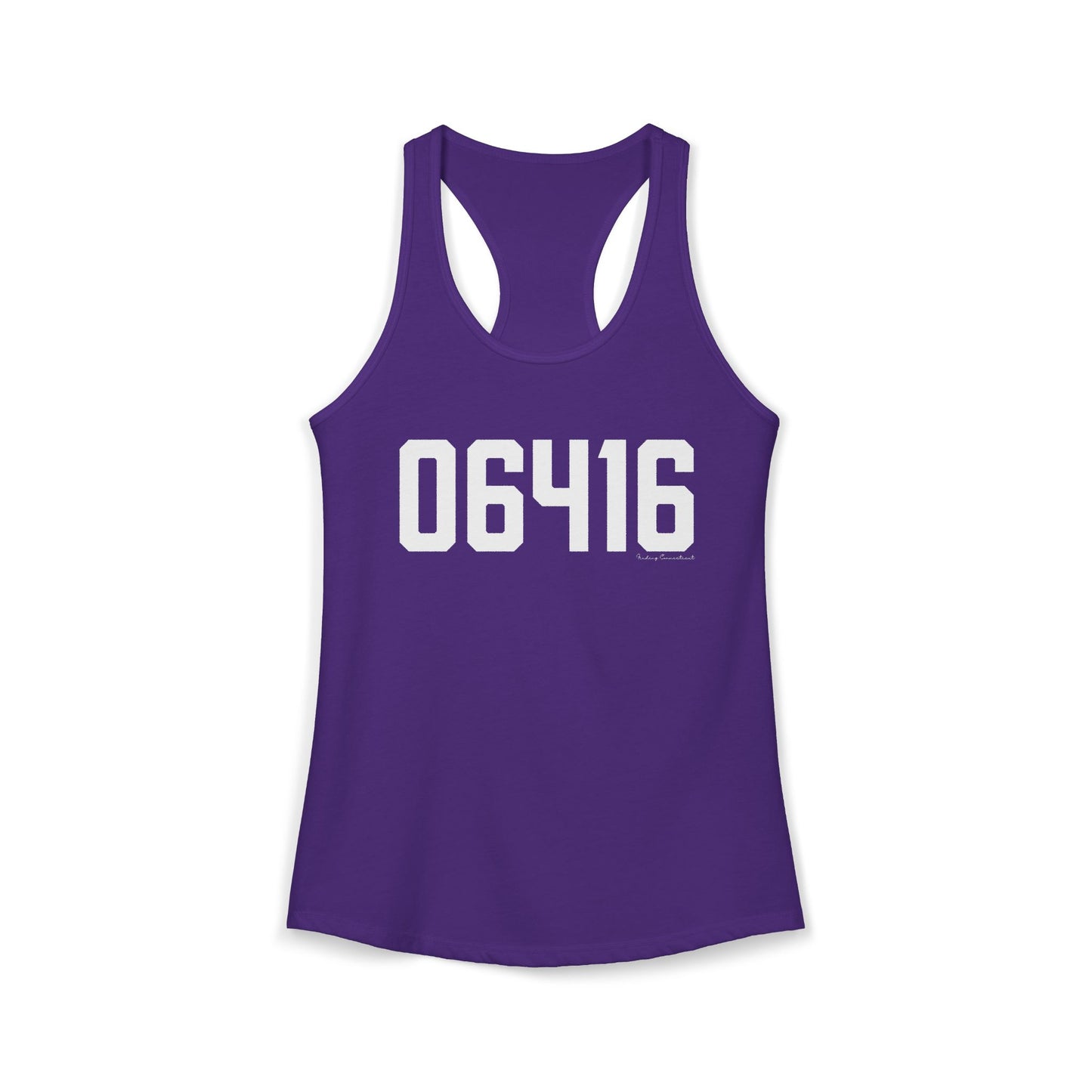 06416 Cromwell CT Zip Code Women's Ideal Racerback Tank Top