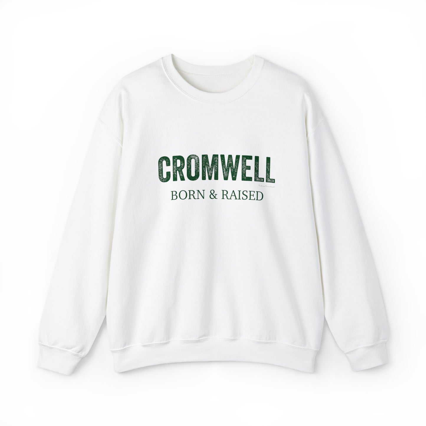 Cromwell Born & Raised Unisex Heavy Blend™ Crewneck Sweatshirt (green)