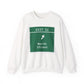 Vintage Merritt Parkway Exit 31 Sign Unisex Heavy Blend™ Crewneck Sweatshirt