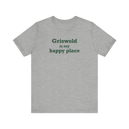 Griswold is My Happy Place Unisex Jersey Short Sleeve T-Shirt
