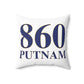 860 Putnam Spun Polyester Square Pillow