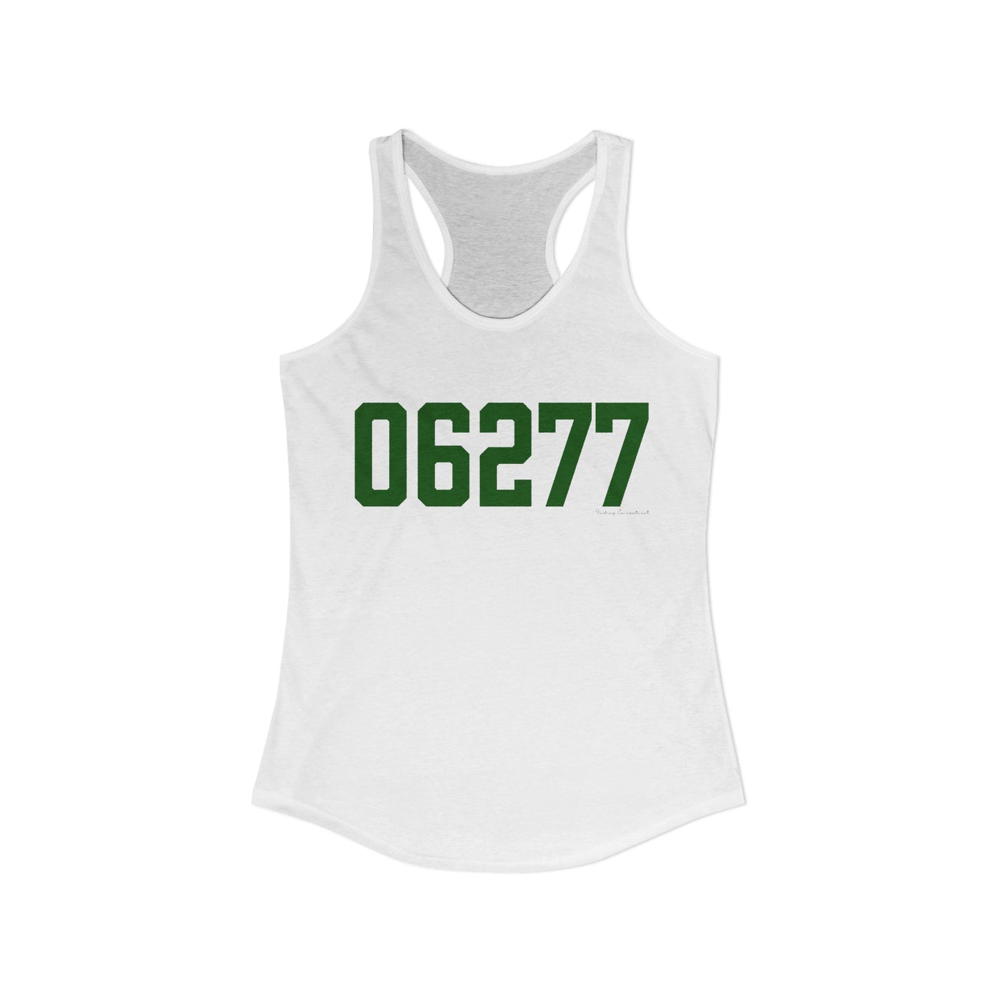 06277 Thompson Connecticut Zip Code Women's Ideal Racerback Tank Top