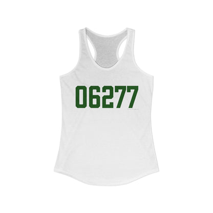 06277 Thompson Connecticut Zip Code Women's Ideal Racerback Tank Top