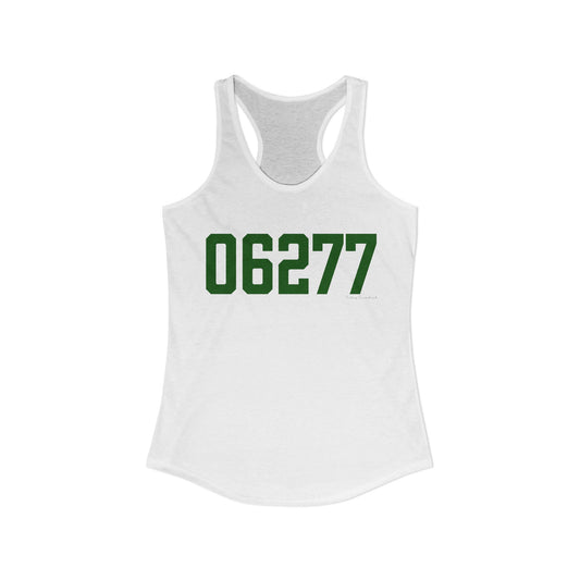 06277 Thompson Connecticut Zip Code Women's Ideal Racerback Tank Top
