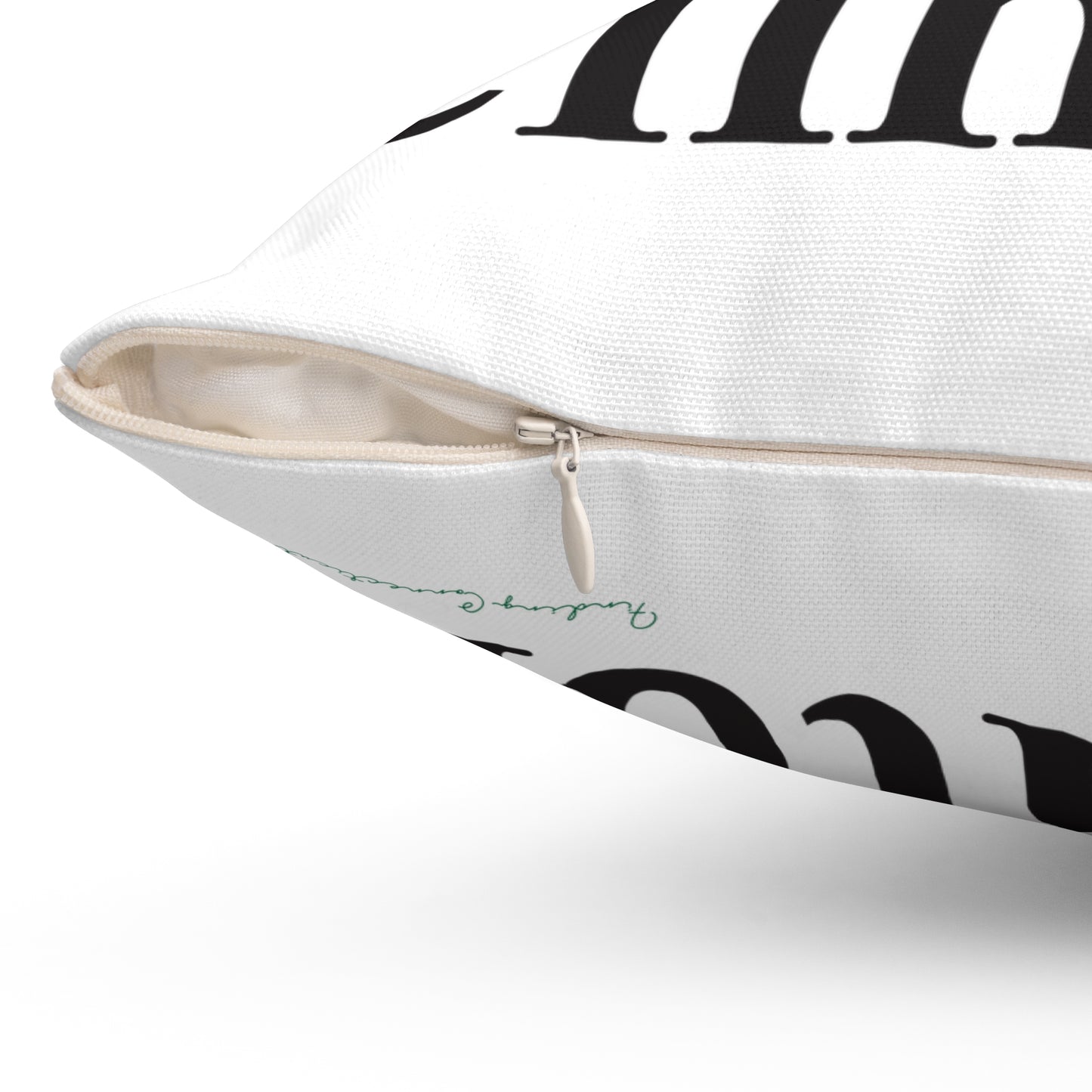 I Clover Clinton Spun Polyester Square Pillow