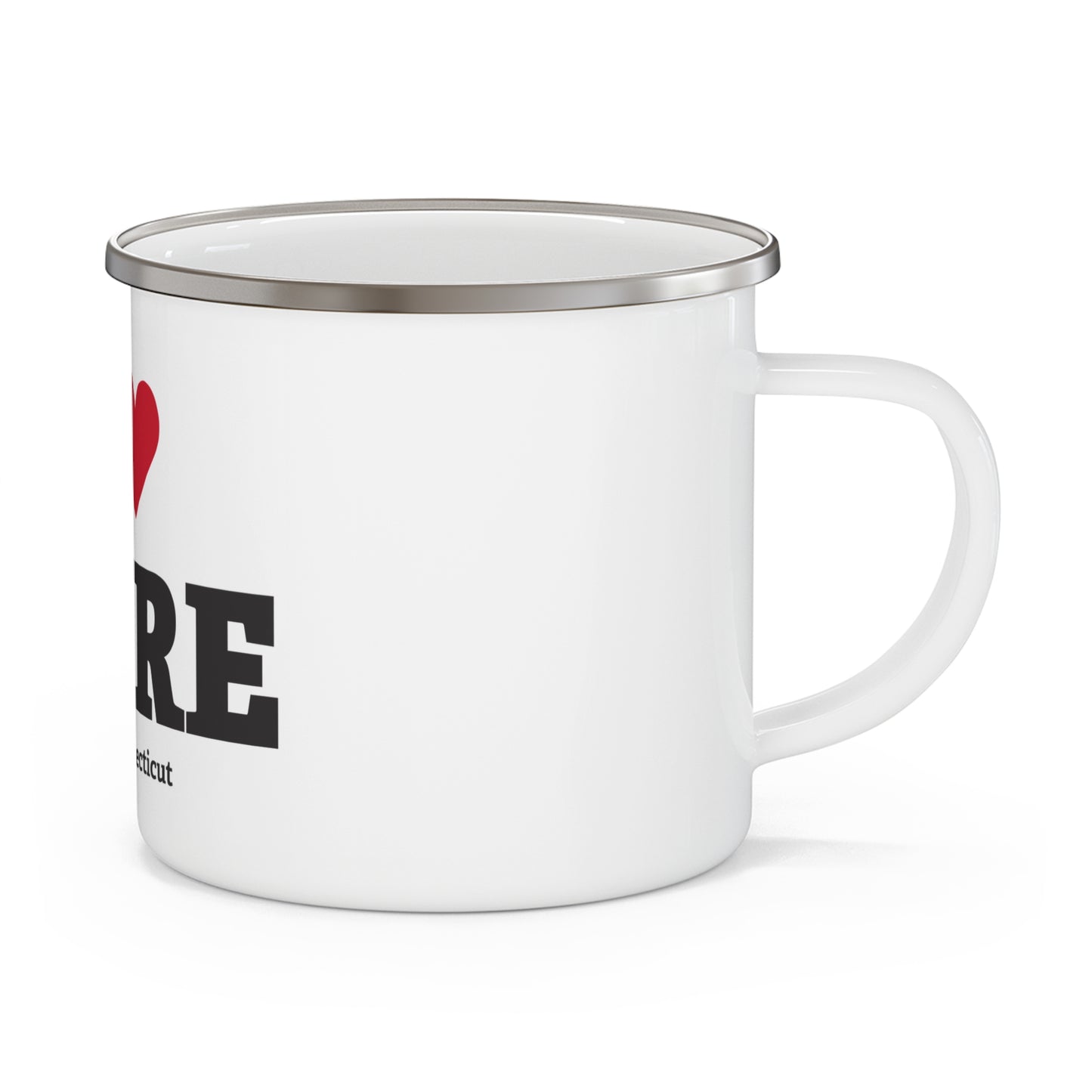 I Heart MNRE Enamel Camping Mug