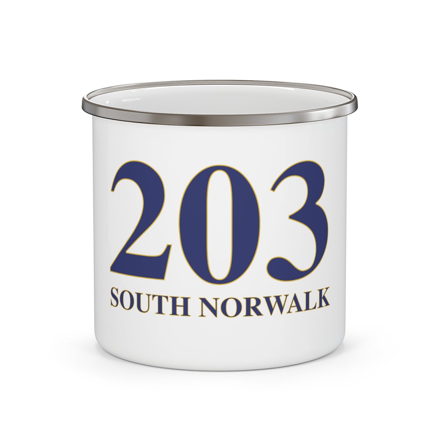 203 South Norwalk Enamel Camping Mug