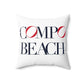 41 Tilt Compo Beach Spun Polyester Square Pillow