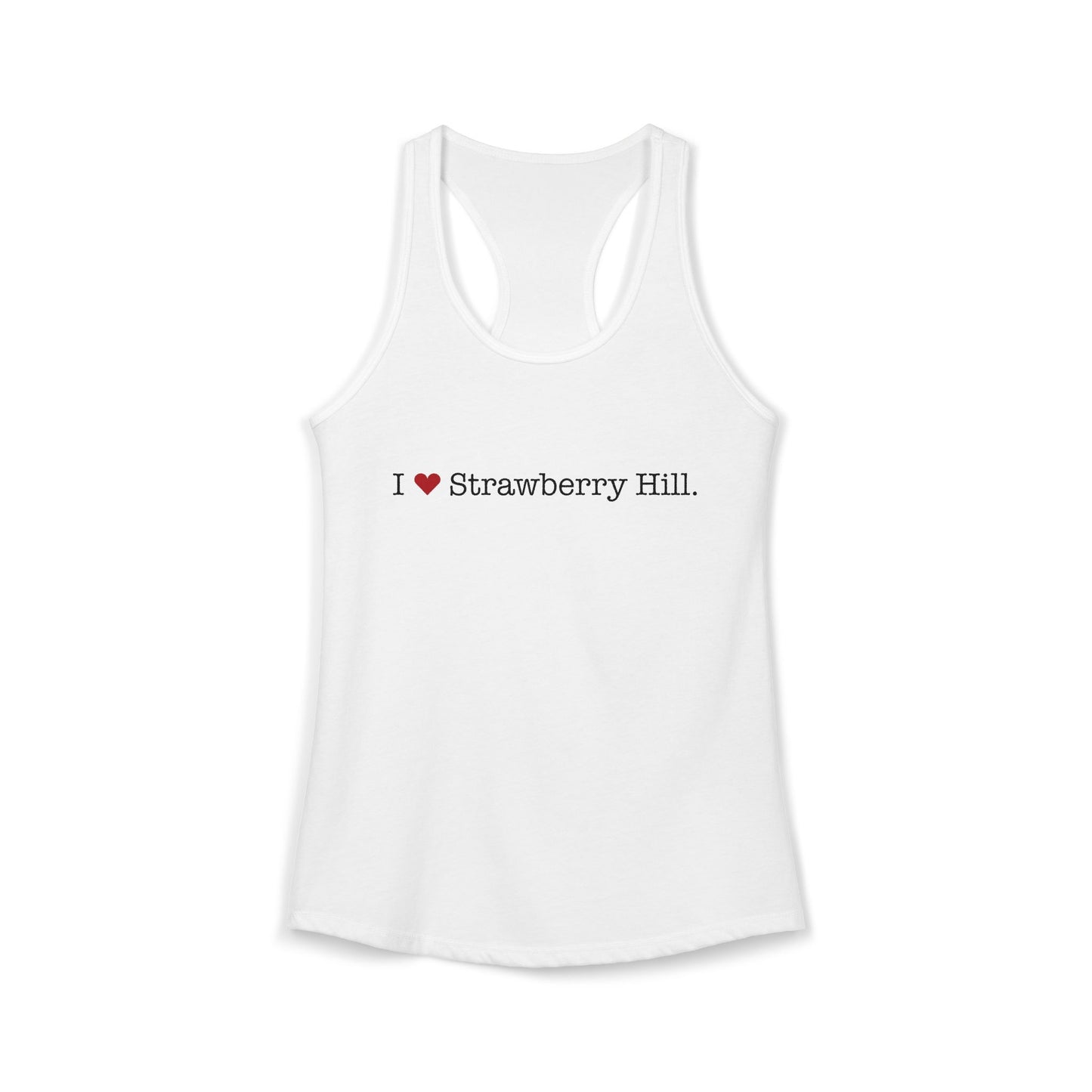 I Heart Strawberry Hill. Women's Ideal Racerback Tank Top