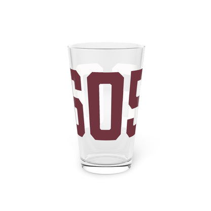 06052 New Britain Connecticut Zip Code Pint Glass, 16oz