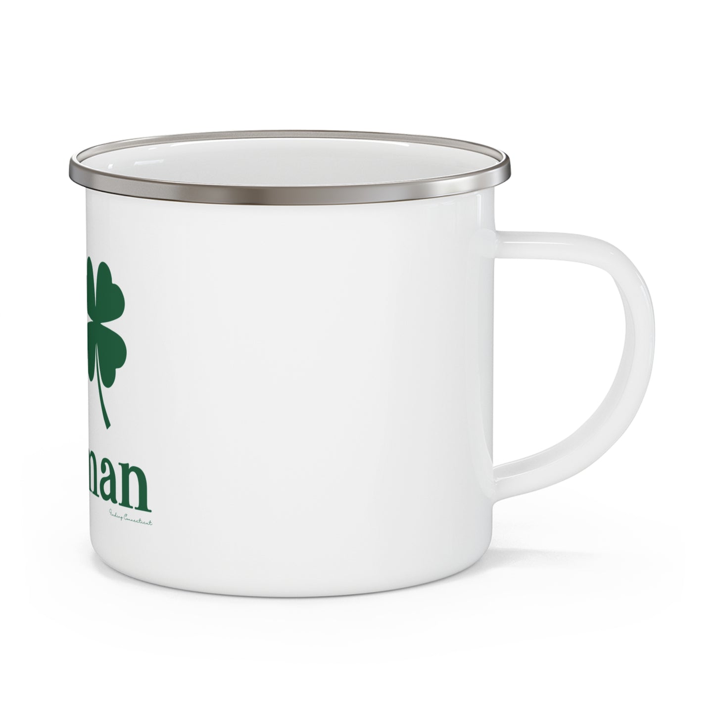 I Clover Sherman Enamel Camping Mug