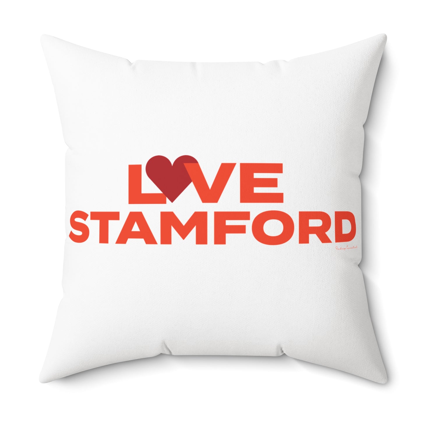 Love Stamford Spun Polyester Square Pillow