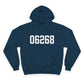 06268 Storrs CT Zip Code Champion Hoodie