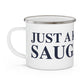 Just a kid from Saugatuck Enamel Camping Mug