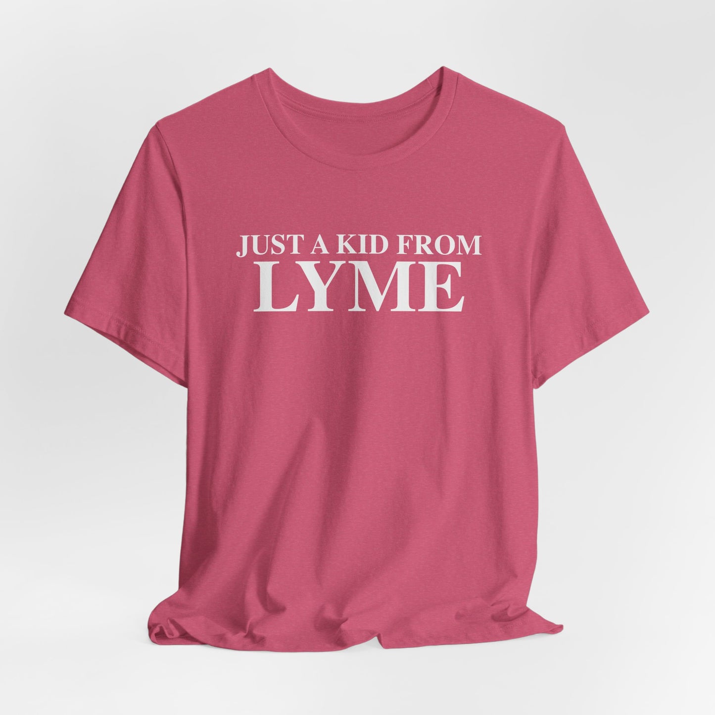 Just a kid from Lyme Unisex Jersey Short Sleeve T-Shirt