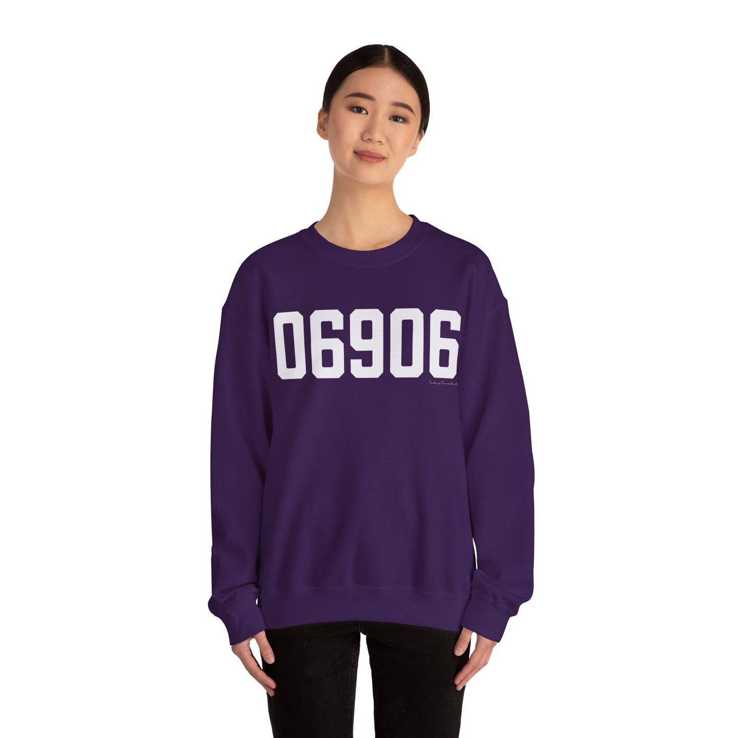 06906 Stamford CT Zip Code Unisex Heavy Blend™ Crewneck Sweatshirt