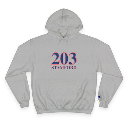 203 Stamford Red, White & Blue Champion Hoodie