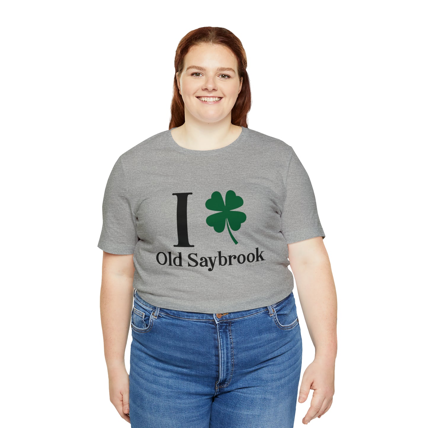 I Clover Old Saybrook Unisex Jersey Short Sleeve T-Shirt (black)