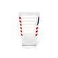 Ashford Connecticut Flag Pint Glass, 16oz