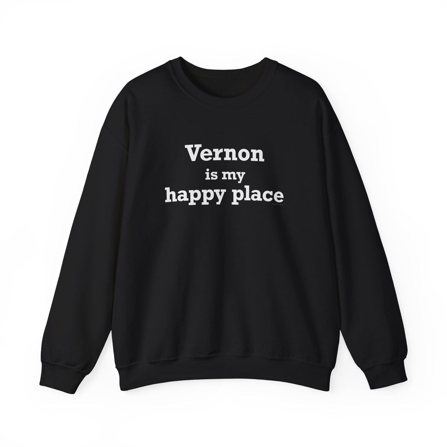 Vernon is My Happy Place Unisex Heavy Blend™ Crewneck Sweatshirt